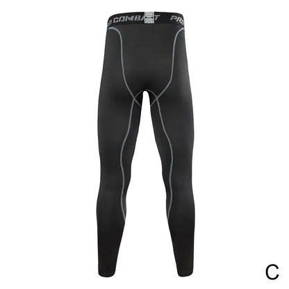 Men Compression Tight Leggings Running Sports Male