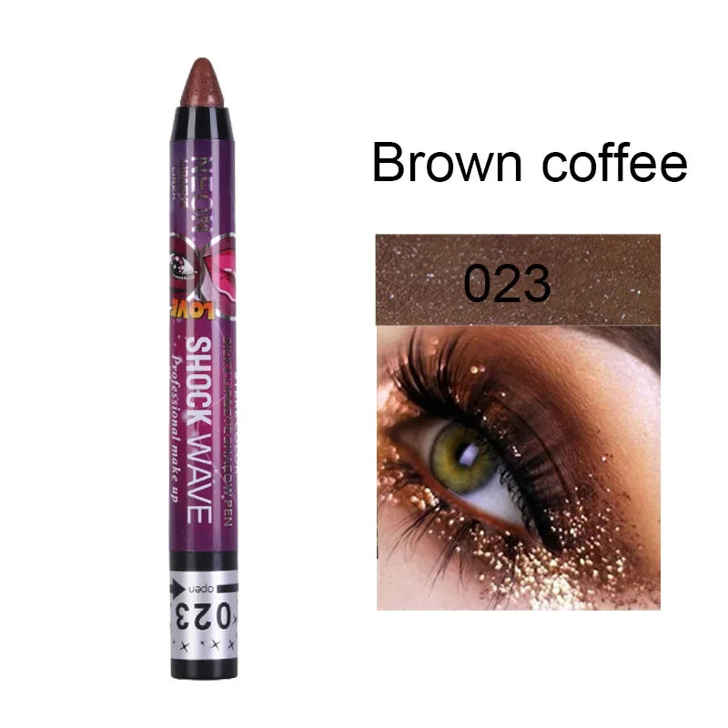 2 In 1  Eyeshadow Lipstick Stick Pencil Waterproof