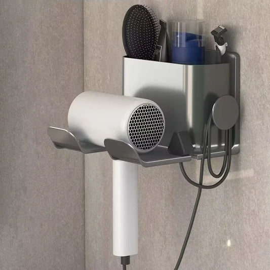 1pc Hair Dryer Holder Wall Mounted Hair