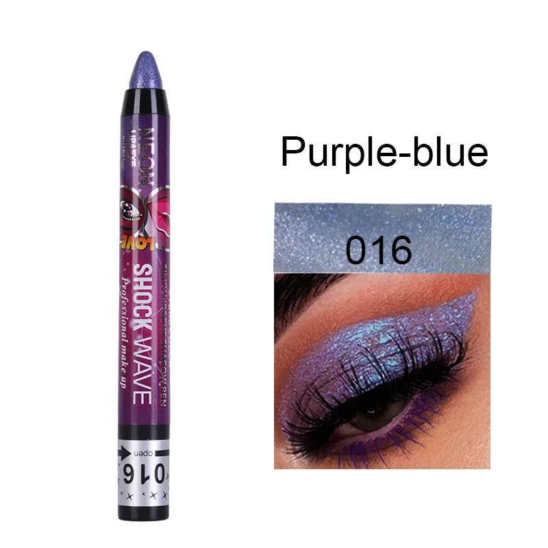 2 In 1  Eyeshadow Lipstick Stick Pencil Waterproof