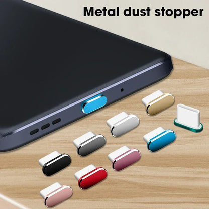 2Pcs 16PM Metal Dust Plug For iPhone